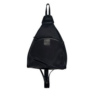 Crazy Horse Women’s Black Canvas Sling Bag Crossbody Chest Backpack Travel Bag